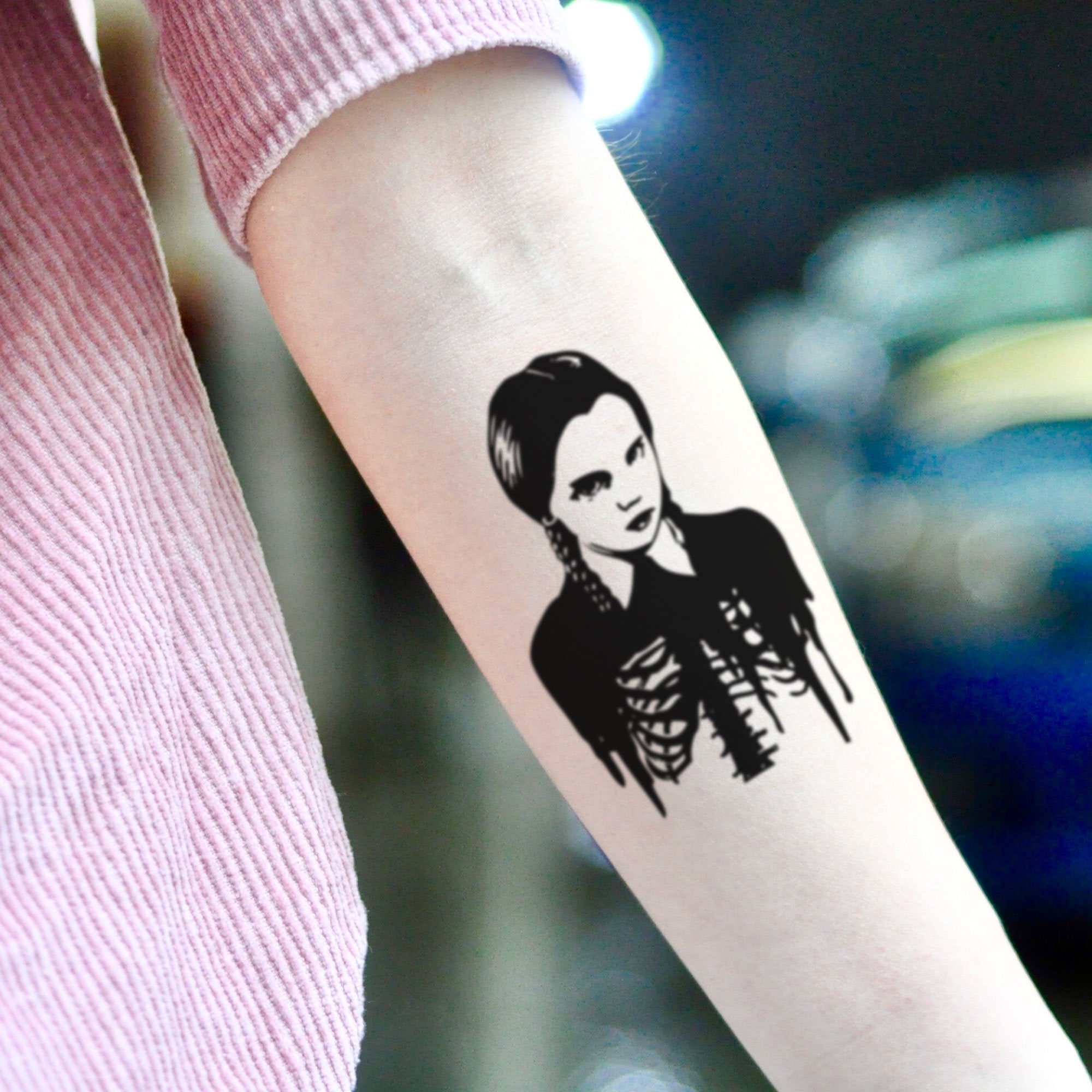 Wednesday Addams tattoo by Damien Wickham  Post 27519