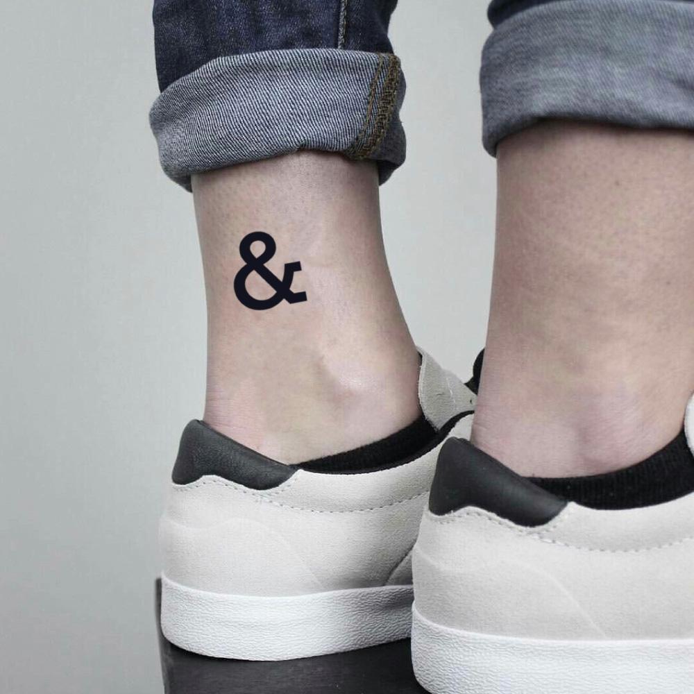 Buy Ampersand Temporary Tattoo set of 3 Online in India  Etsy