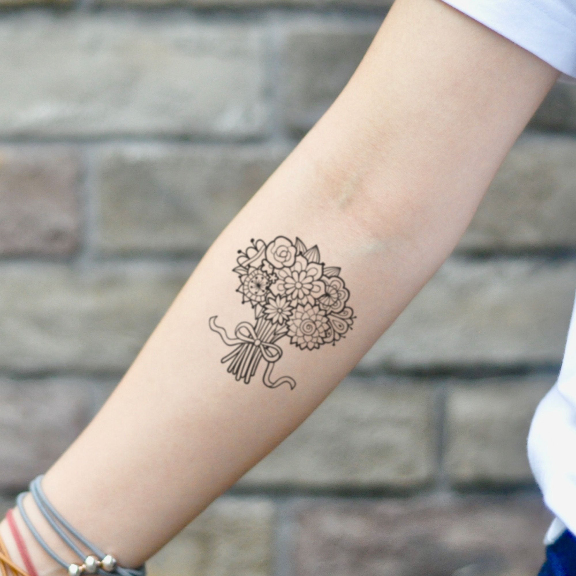 HSMQHJWE Skin Barrier Film Ink Colorful Flower Tattoo Stickers Beautiful  Collarbone Flower Arm Stickers Waterproof And Sweatproof Group Event Party  Multi Design Colorful Artificial Eyelash Wand with - Walmart.com