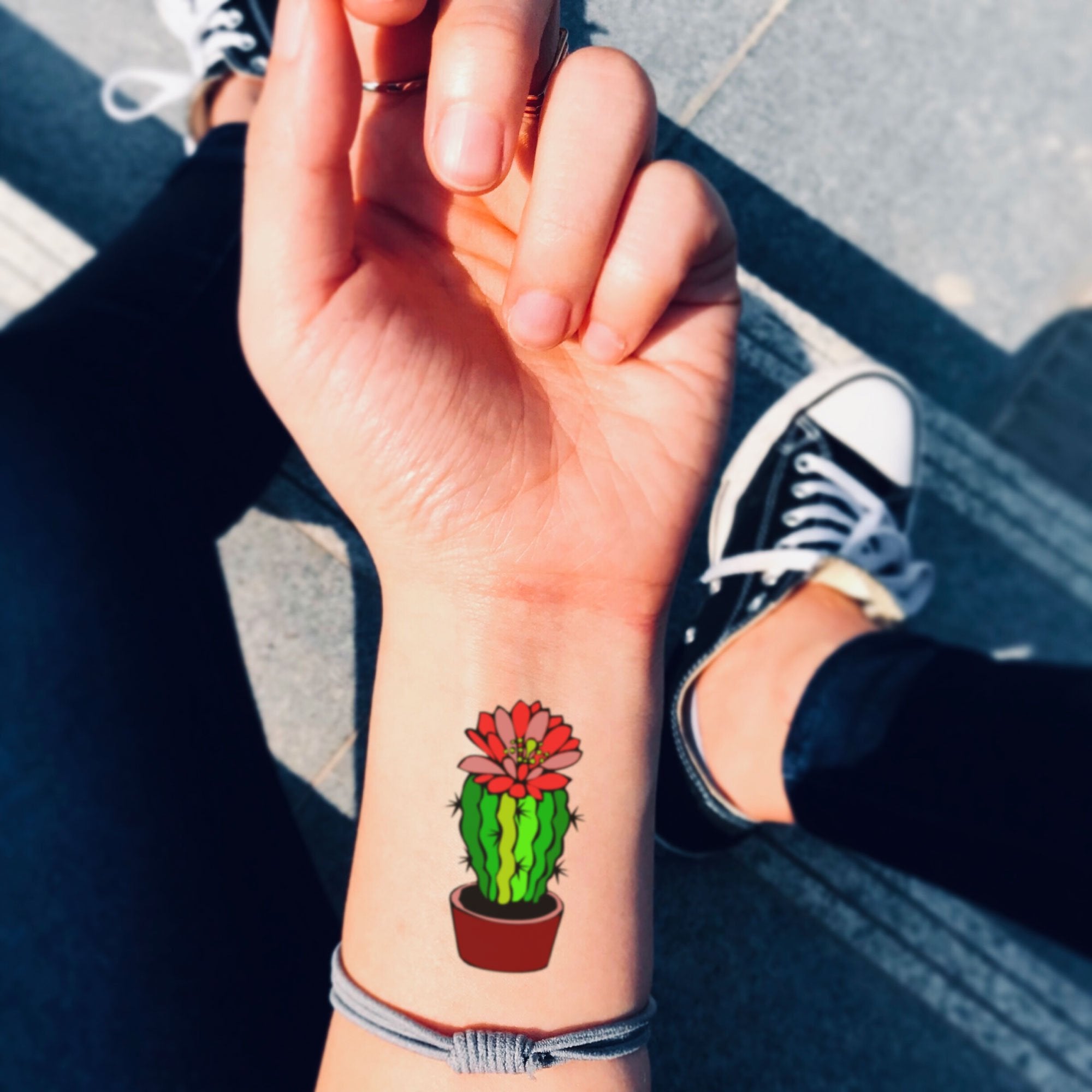 Tattoo tagged with flower small tricep little cactus illustrative  tiny nature doy  inkedappcom