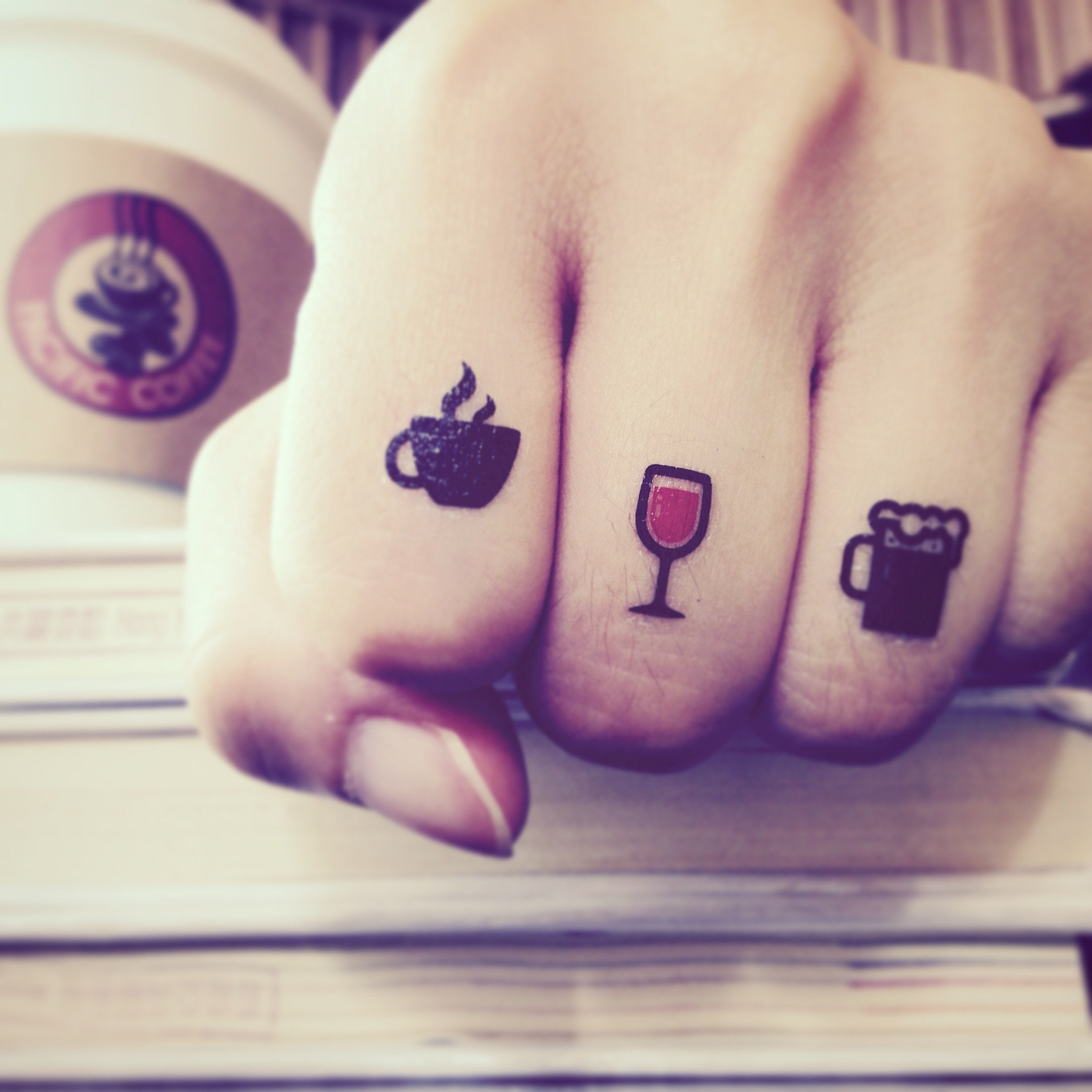 Coffee Tattoo for a Couple of Coffeelovers  Coffee tattoos Tattoos  Barista