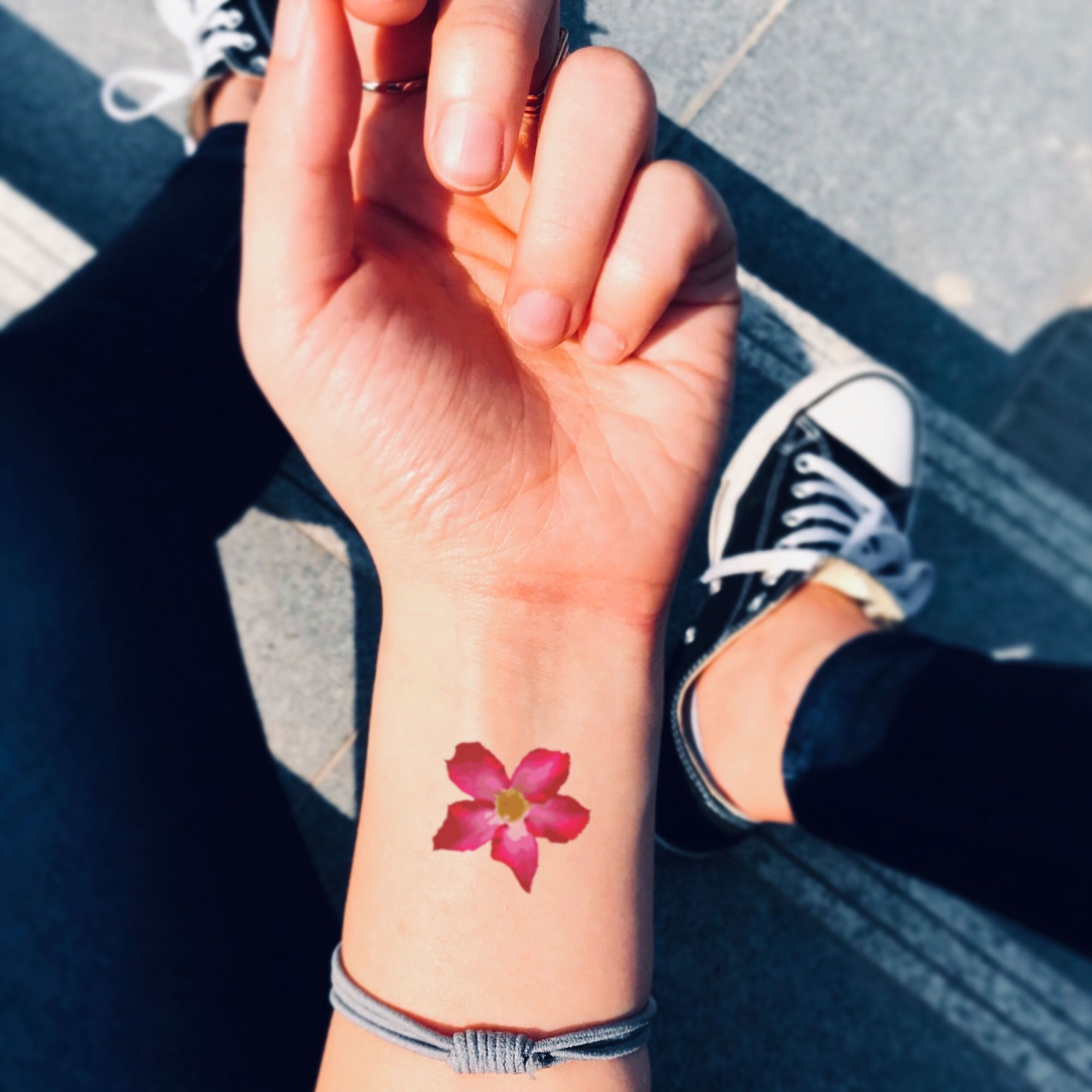 kirsten makes tattoos  Desert wildflowers for Hannah Arizona poppy