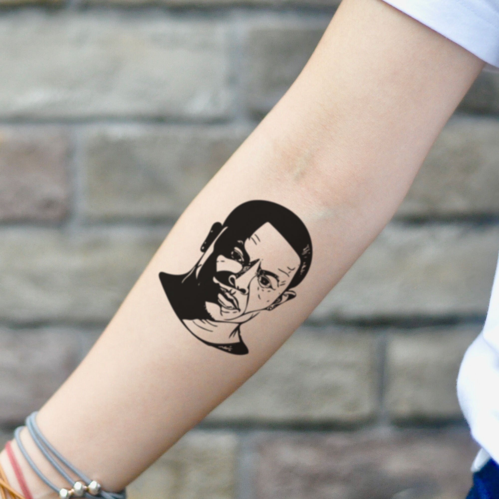 H.P. Lovecraft Temporary Tattoo Sticker - OhMyTat
