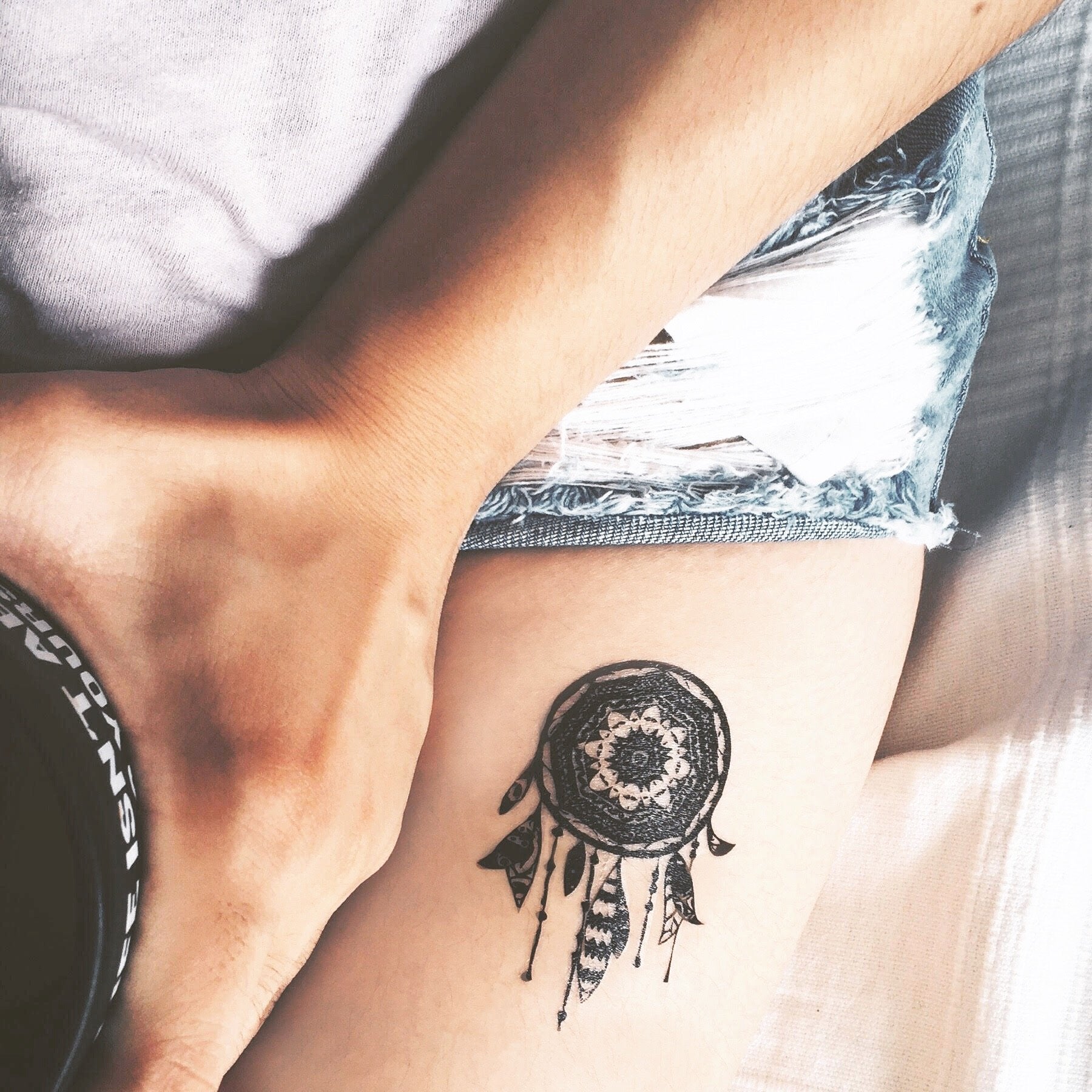 The Most Popular Tattoo Ideas And The Origins Of Tattoo Art  Dream catcher  tattoo design Dream catcher tattoo Tattoos for women