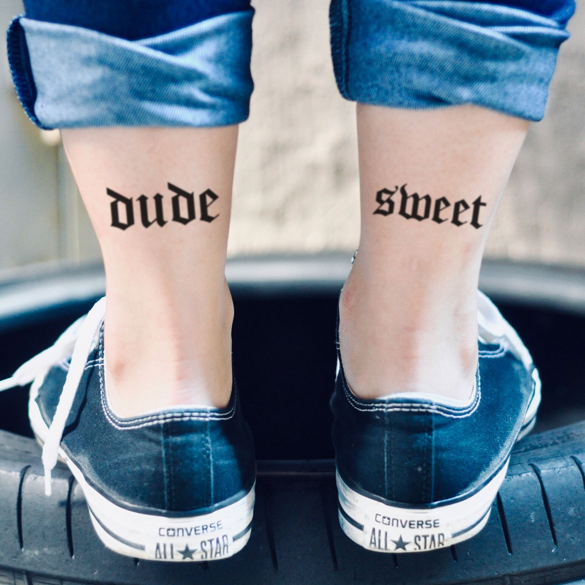 Dude Sweet Where S My Car Temporary Tattoo Sticker Ohmytat