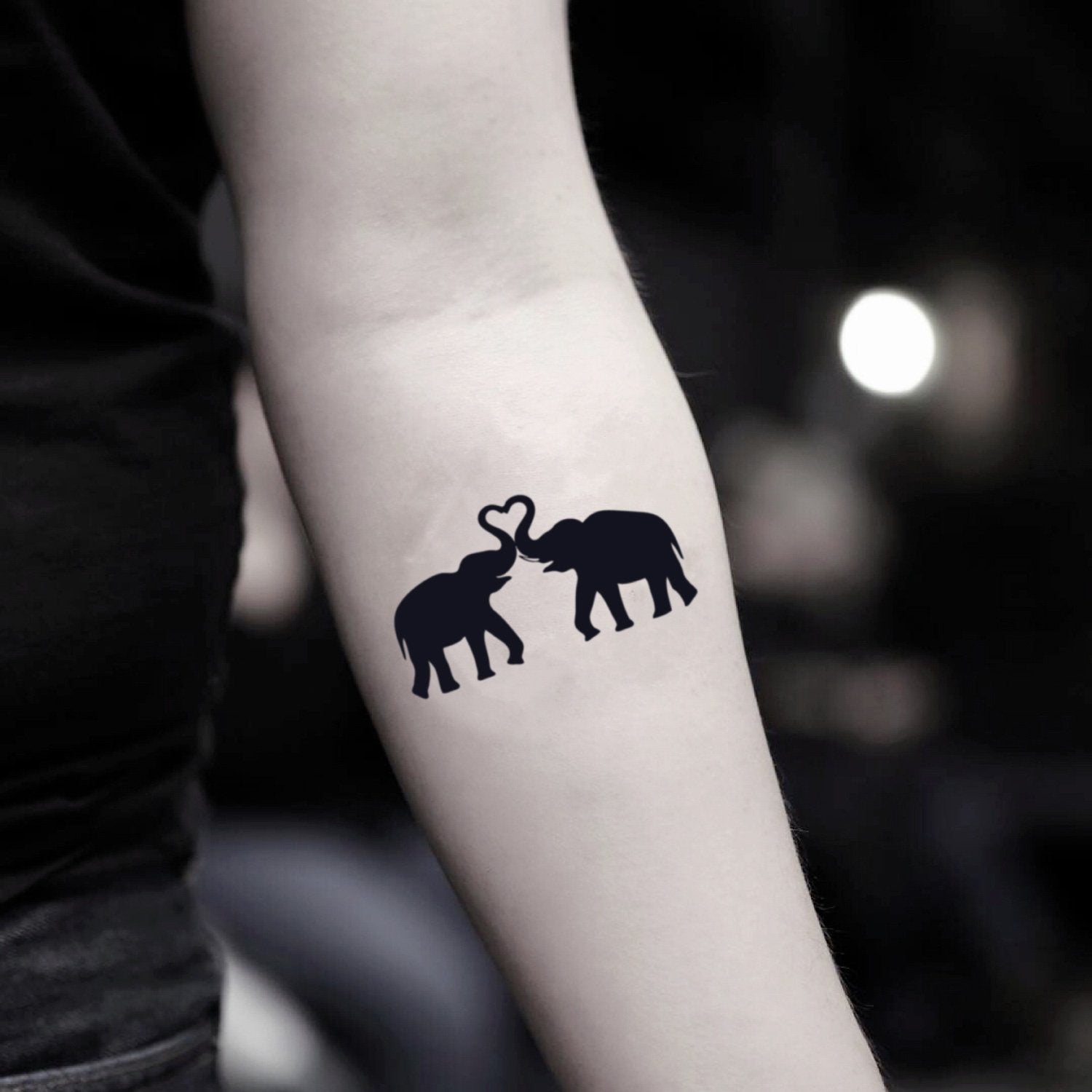 Elephant Temporary Tattoo set of Two Small Elephant Temporary Tattoo  Bohemian Temporary Tattoo Boho Accessory Boho Gift Idea - Etsy