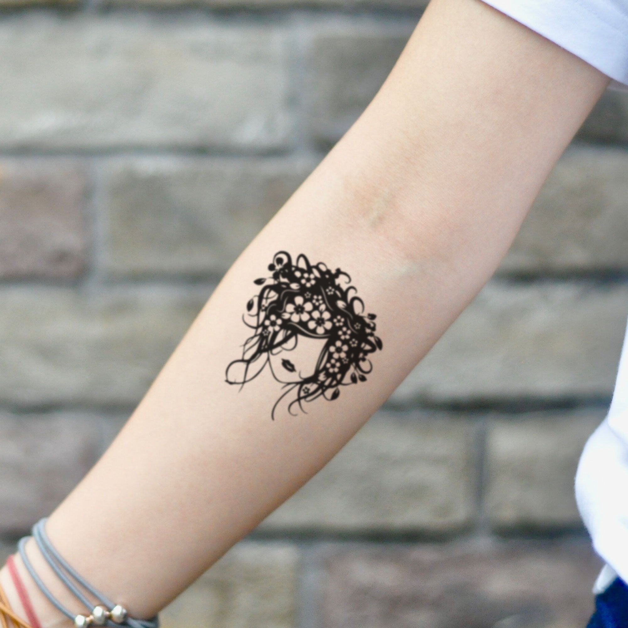 transfúzia použiteľný bojovník head girl flower tattoo nestály Arashigaoka  Stredisko
