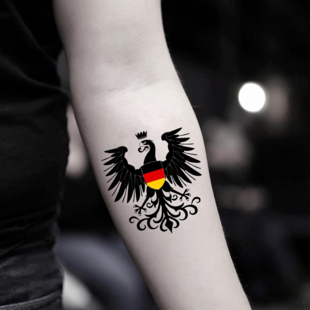 Hunting Eagle SemiPermanent Tattoo  Reallooking Temporary Tattoos   SimplyInkedin