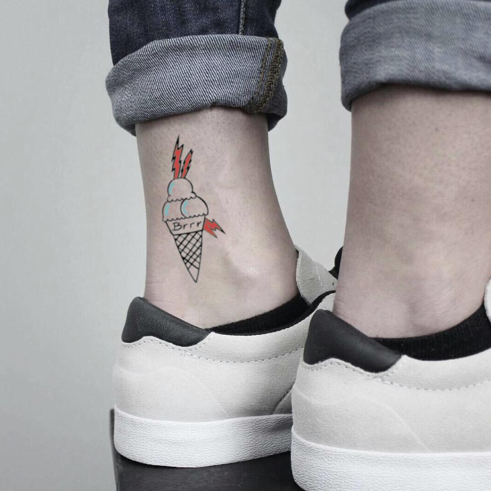 Gucci Mane Ice Cone Temporary Tattoo Sticker - OhMyTat