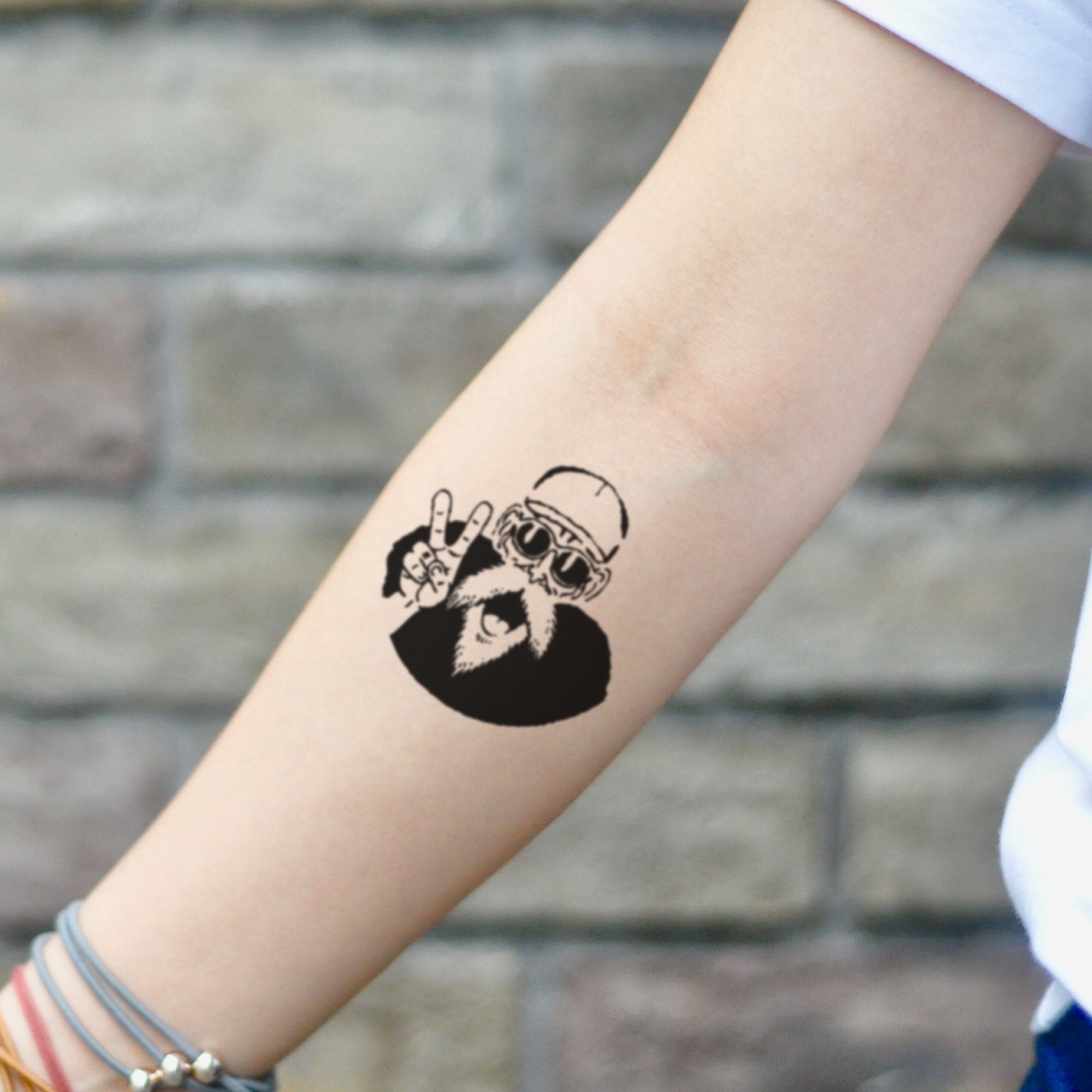 Master Roshi Dragon Ball Z Temporary Tattoo Sticker Ohmytat