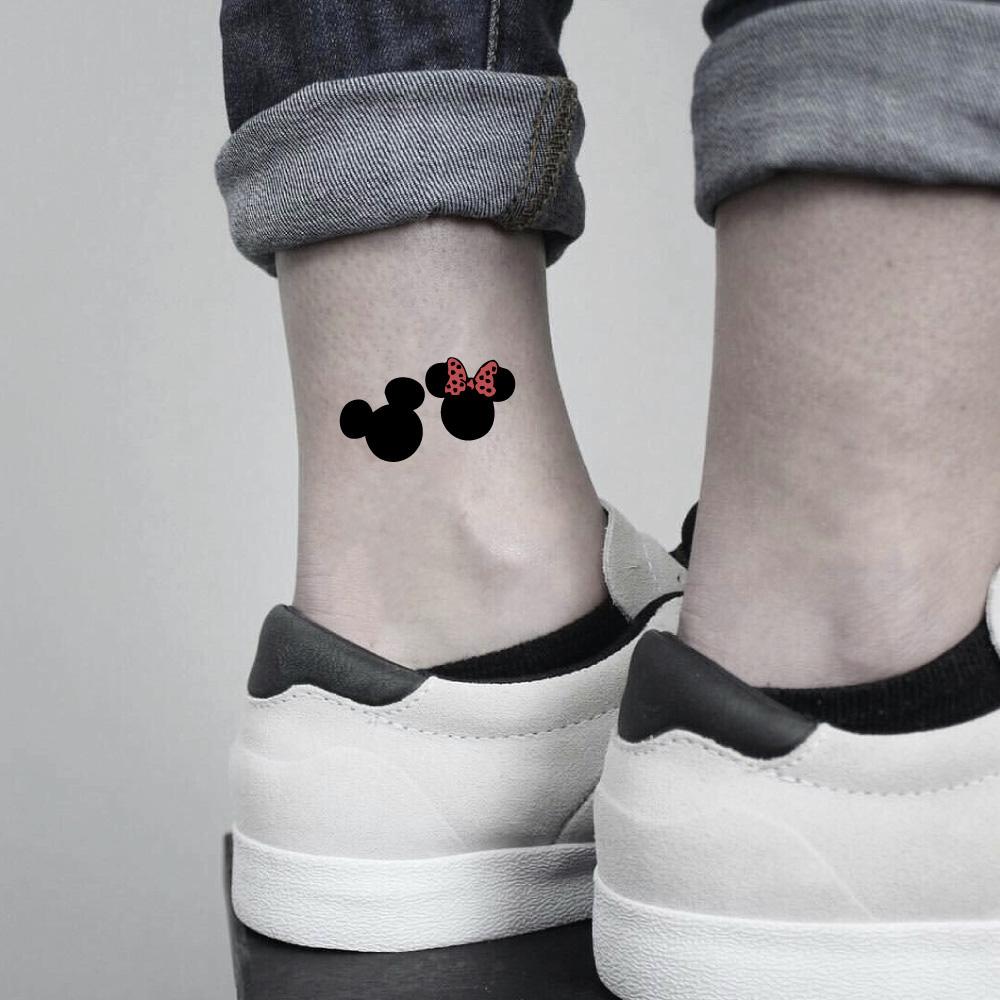Mickey Minnie Mouse Temporary Tattoo Sticker - OhMyTat