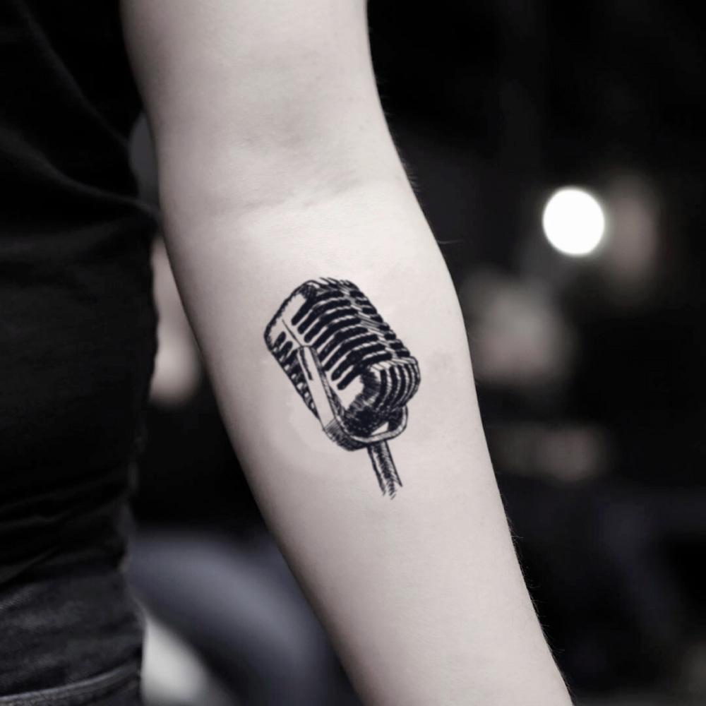 60 Awesome Microphone Tattoos