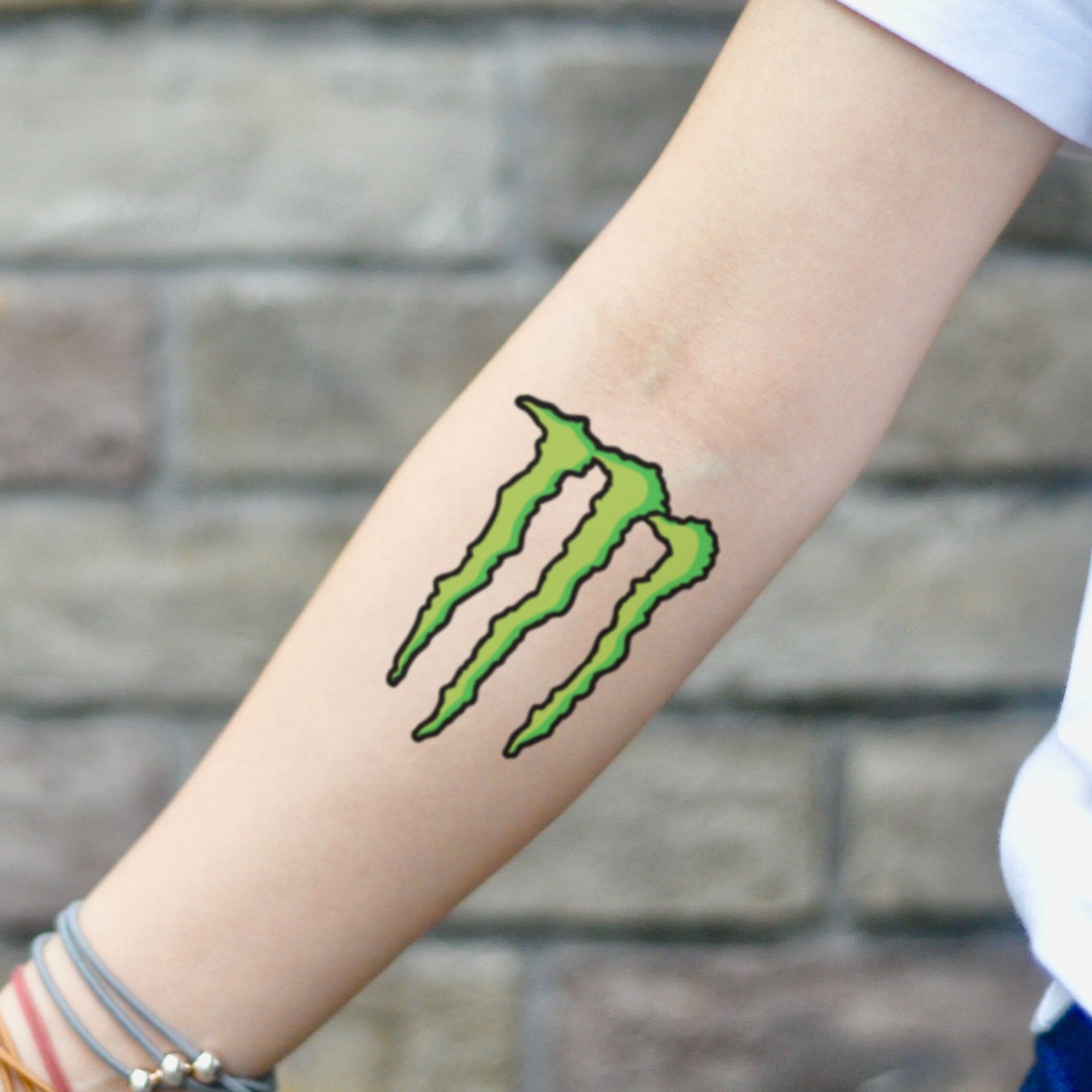 Monster Energy Drink Logo Temporary Tattoo Sticker Ohmytat