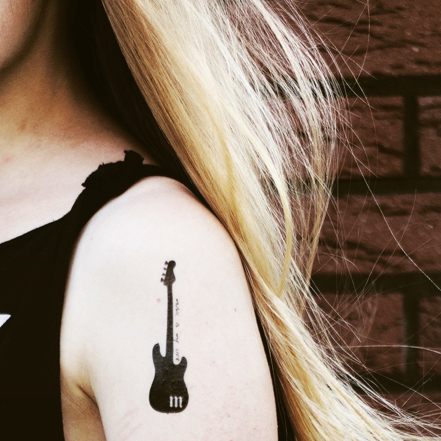 33 Ultimate Guitar Tattoos On Back  Tattoo Designs  TattoosBagcom