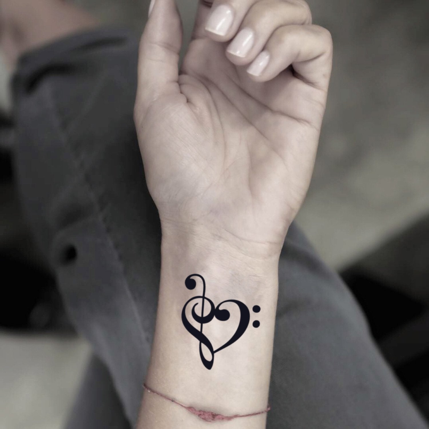 Update 95 about music heart tattoo unmissable  indaotaonec