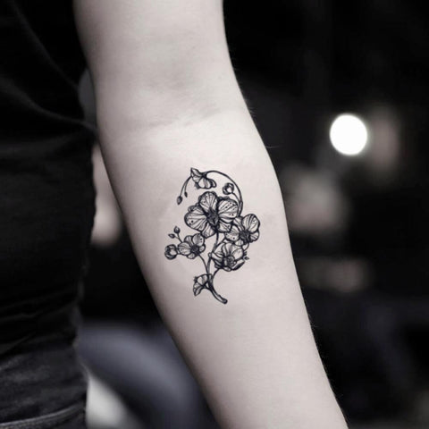 12sheet Flower Temporary Tattoos Tiny Temporary Tattoo Adult Waterproof  Body Art Sticker Hand Neck Wrist  Fruugo IN