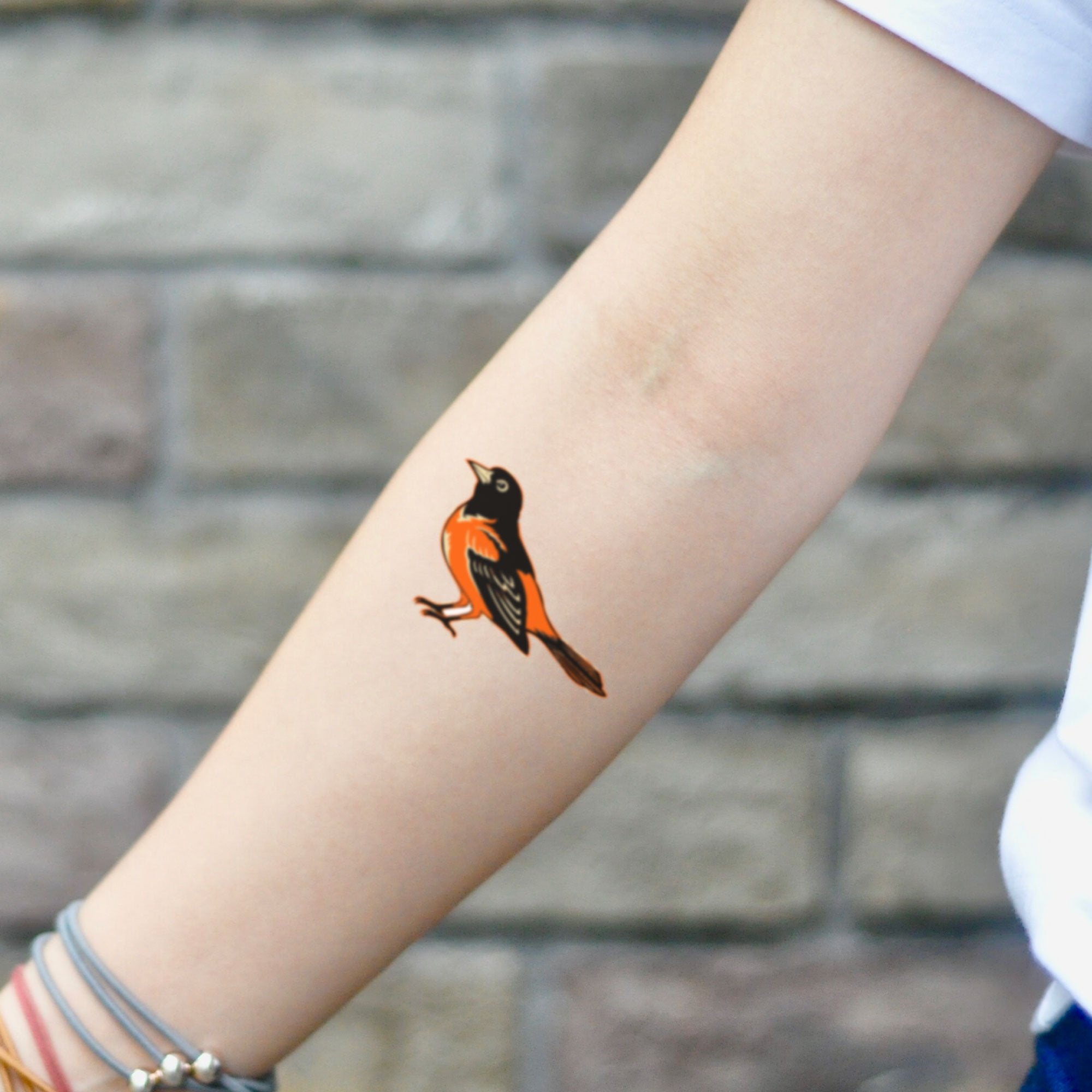 Oriole Temporary Tattoo Sticker Ohmytat