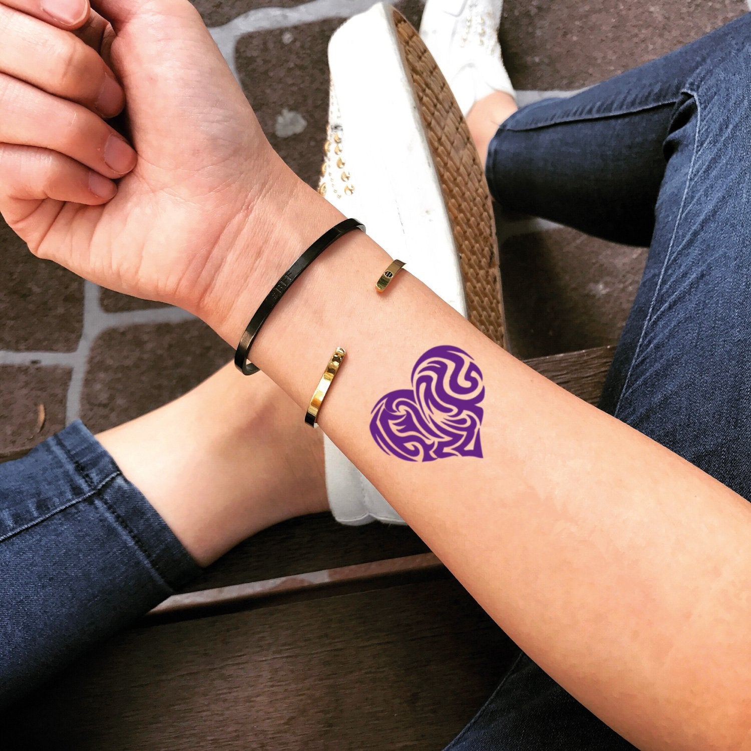 Buy Heartbeat Heart Temporary Tattoo Online in India  Etsy