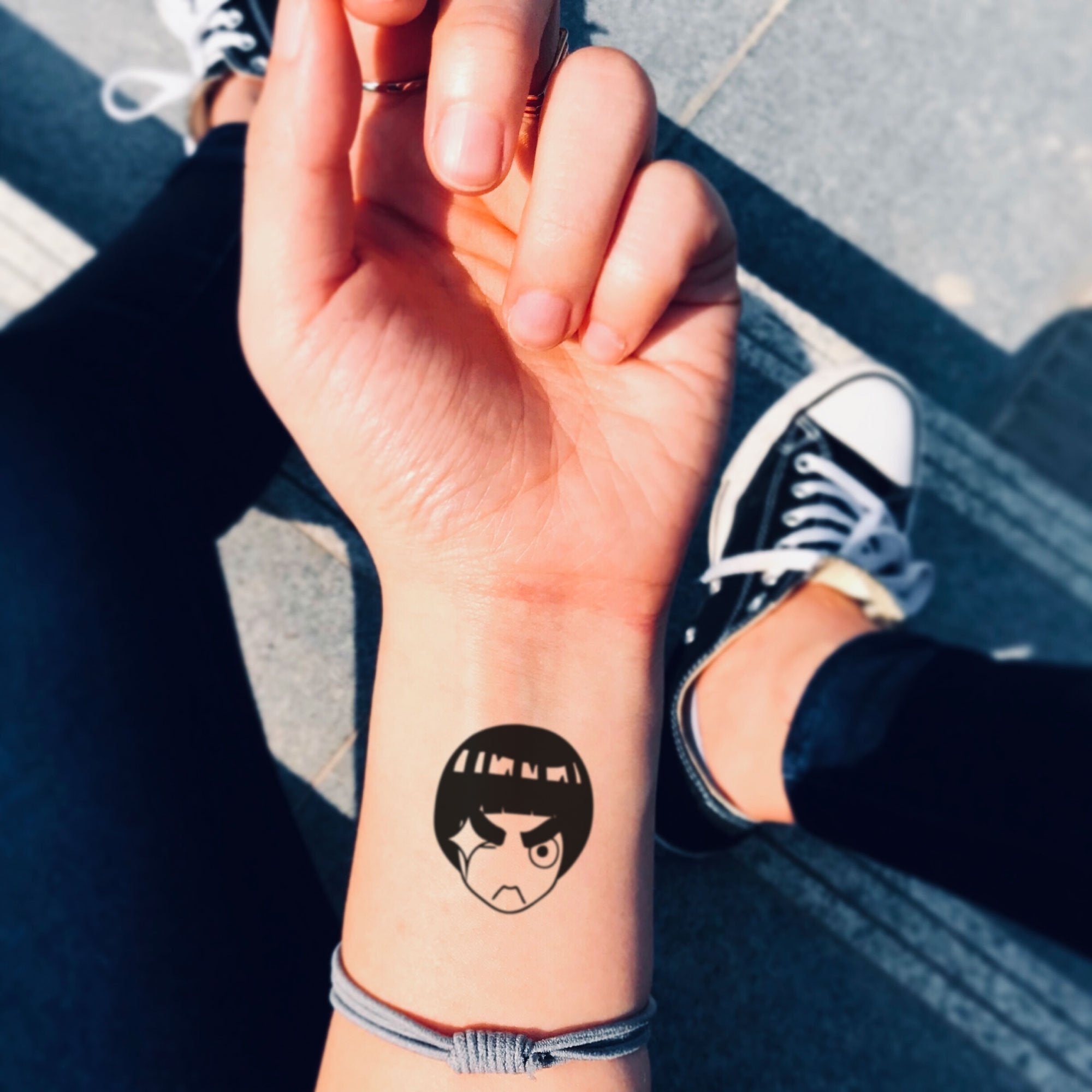 Rock Lee Temporary Tattoo Sticker Ohmytat