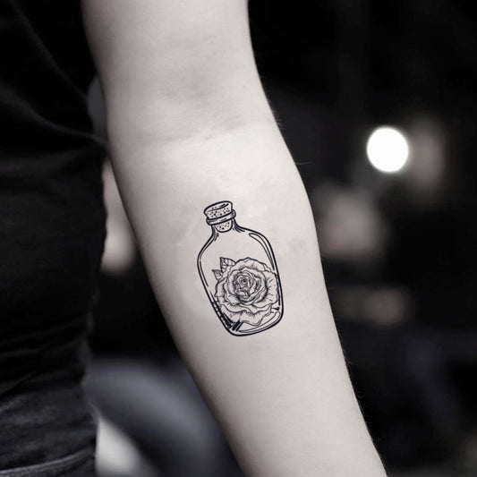 vintage perfume bottles tattoo