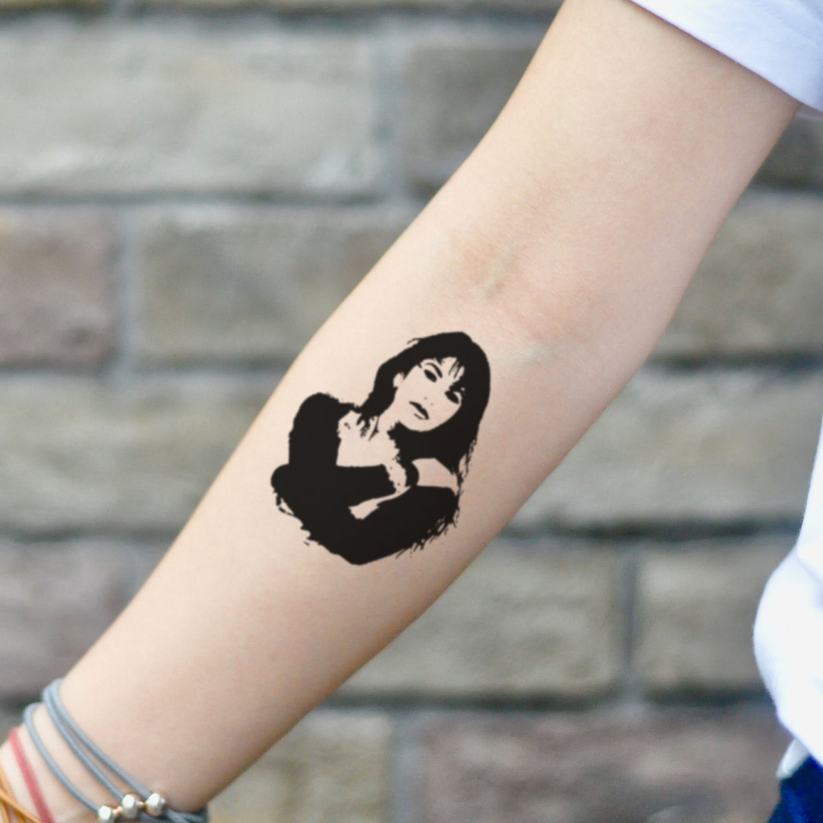 Selena Quintanilla Temporary Tattoo Sticker - OhMyTat