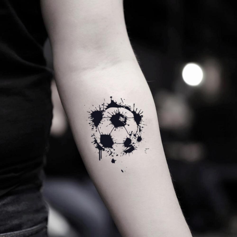 Tattoo of Balls SoccerFootball Sports