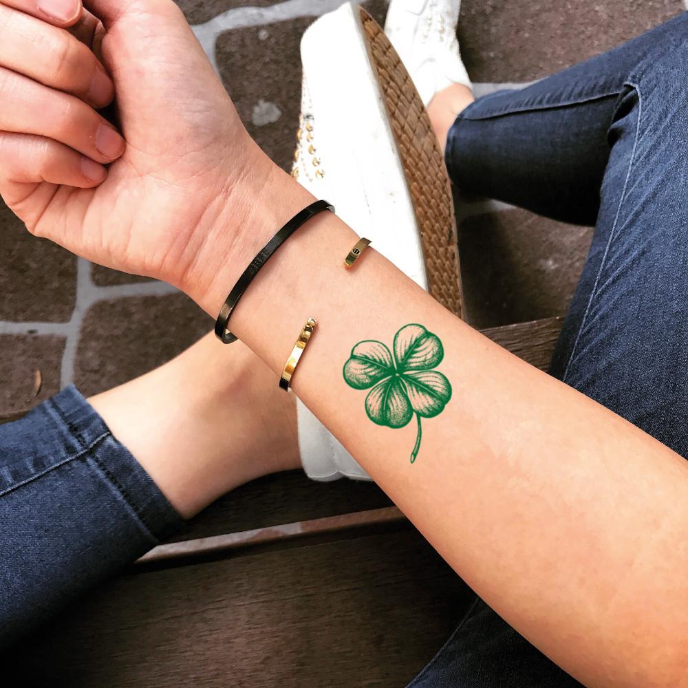 StPatricks Day Body Shamrock Tattoo Stickers Irish Temporary Tattoos StPatricks  Day Face Decoration Party Accessories  Wish