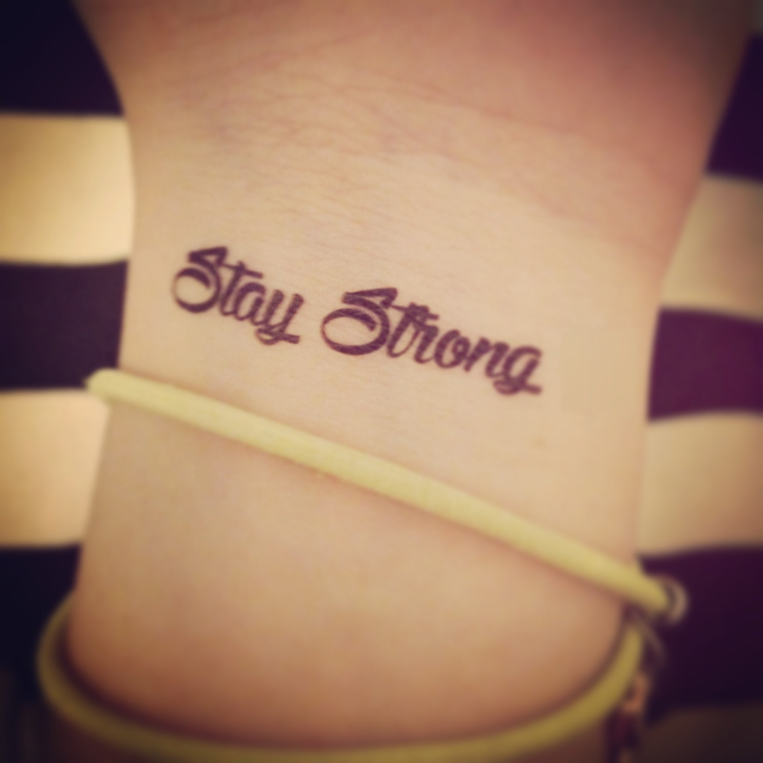 Tattoo design Stay strong