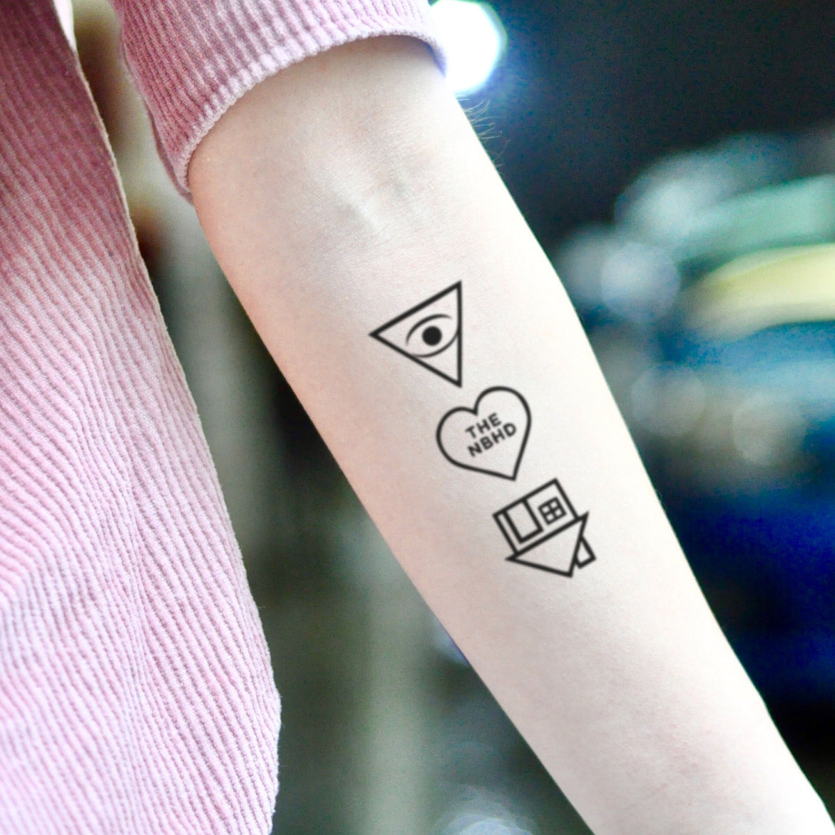 The Neighbourhood Temporary Tattoo Sticker - OhMyTat