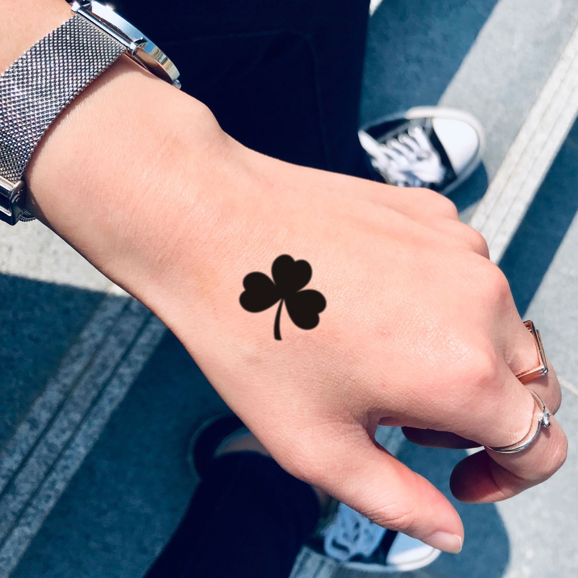 Buy Whaline 560 Pcs 80 Sheets St Patricks Day Tattoo Stickers Irish  Shamrock Clover Temporary Tattoos with 16 Pcs Green Fake Mustache for  Party Parades Supplies Online at desertcartINDIA