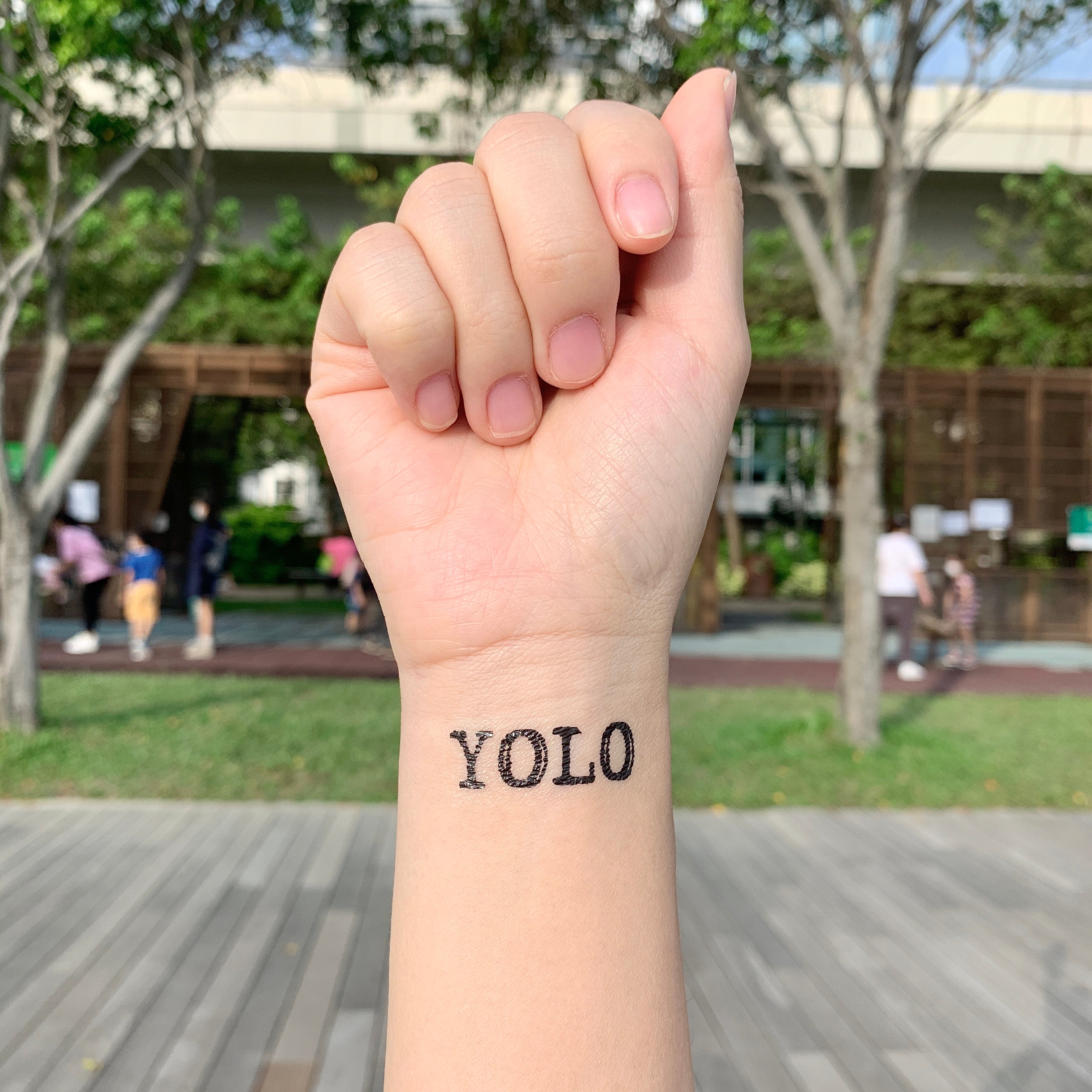 YOLO Temporary Tattoo Sticker - OhMyTat