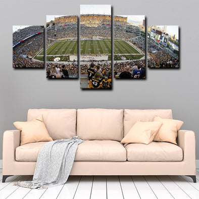 Pittsburgh Steelers 5 Panel Framed Prints Picture Canvas Art