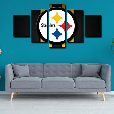 Pittsburgh Steelers 5 Panel Framed Prints Picture Canvas Art