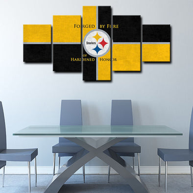 Pittsburgh Steelers 5 Panel Framed Prints Picture Canvas Art