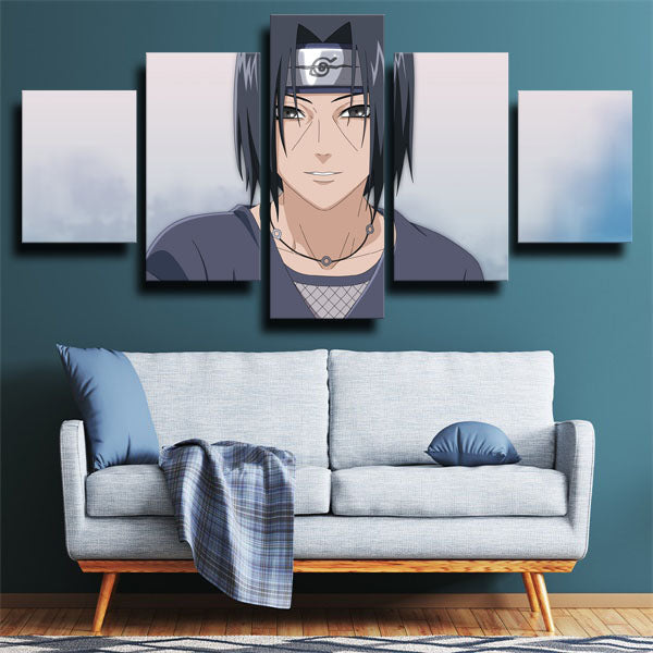 Naruto Itachi Uchiha Smile Gl Canvas Print Art