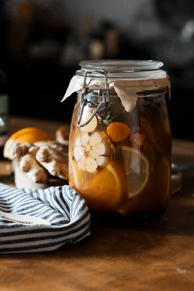 jar of fire cider from recipe