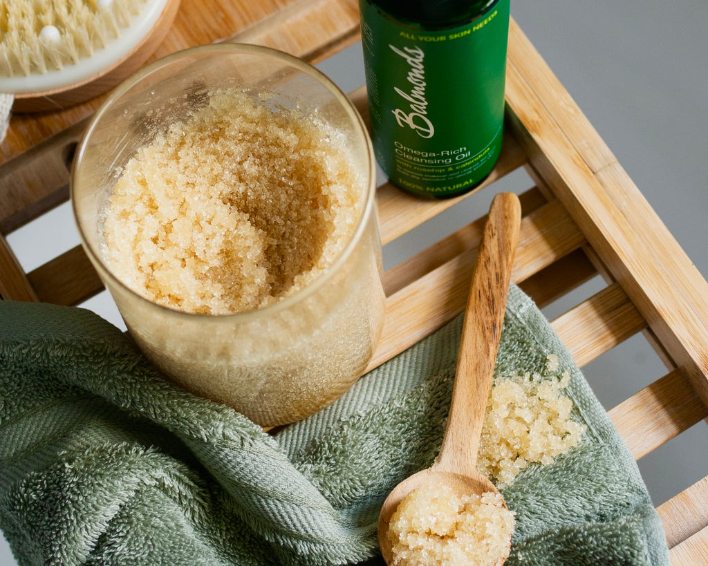 DIY Sugar Body Scrub for Balmonds Drench Ritual