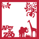 A Day at the Zoo - 12 x 12 Overlay