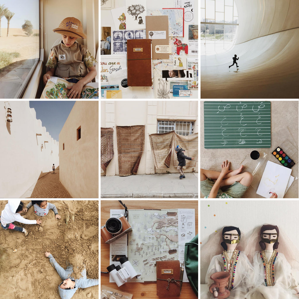 The Curious Nomad, 9 Squares of Instagram