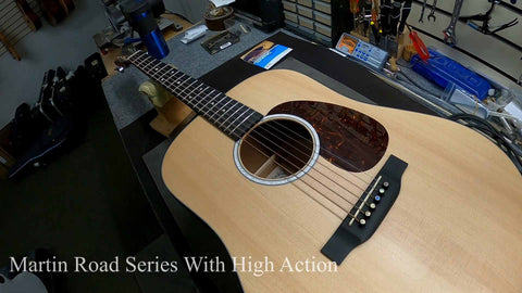 Martin Road Series Acoustic Guitar With High Action