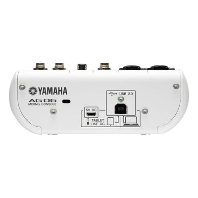 Yamaha AG06 6-Channel Mixer/USB Interface for iOS/Mac/PC