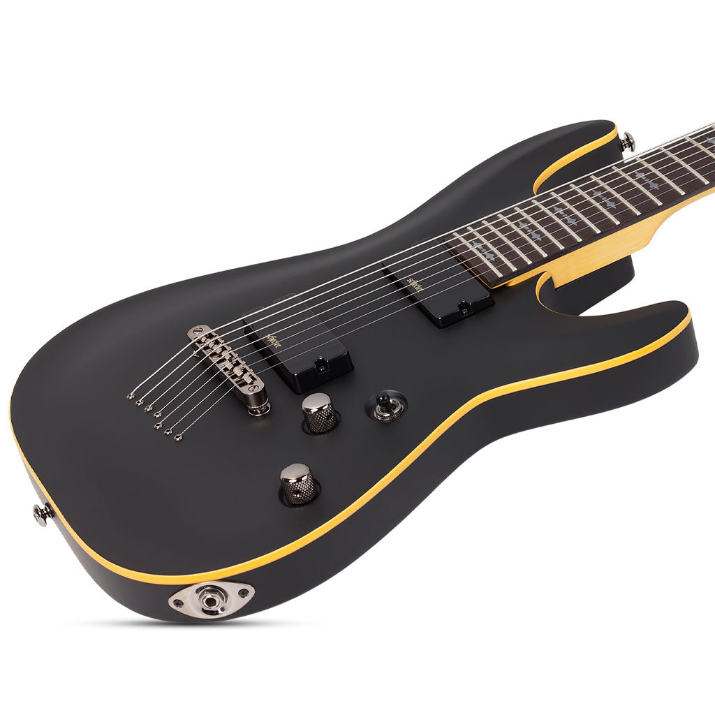 SCHECTER ( シェクター ) DEMON-6 FR マッドブラック 楽器/器材 エレキ