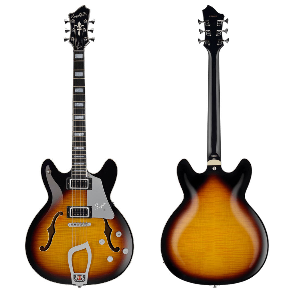 hagstrom semi hollow body electric guitars