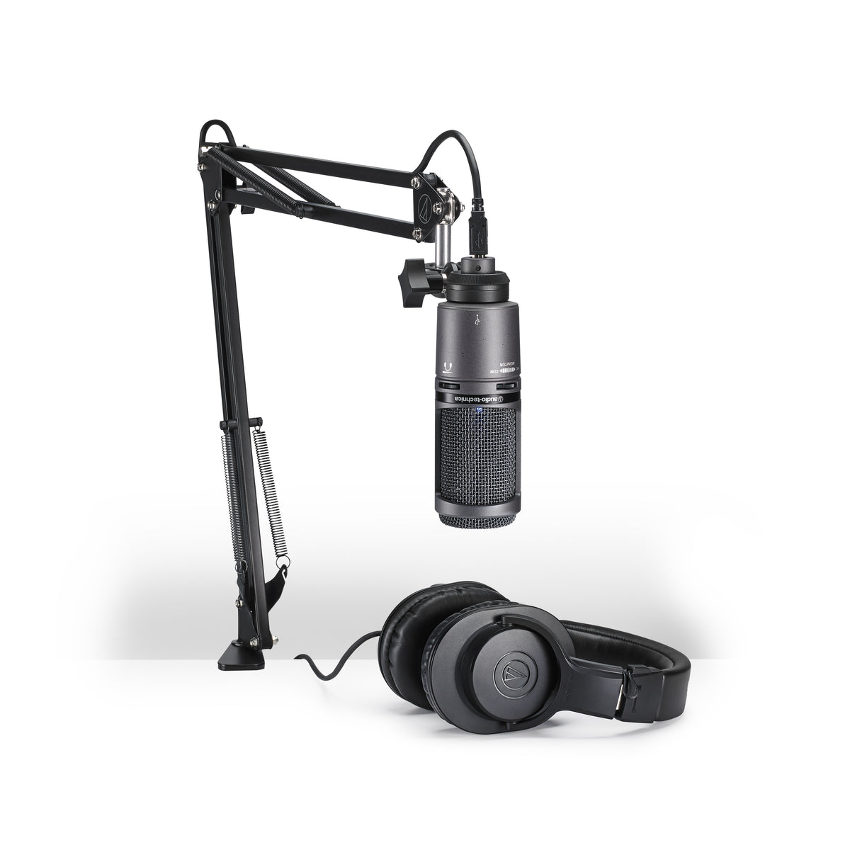 how to setup audio technica at2020