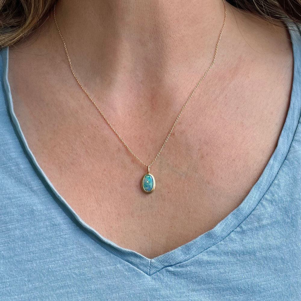 Australian Opal Necklace