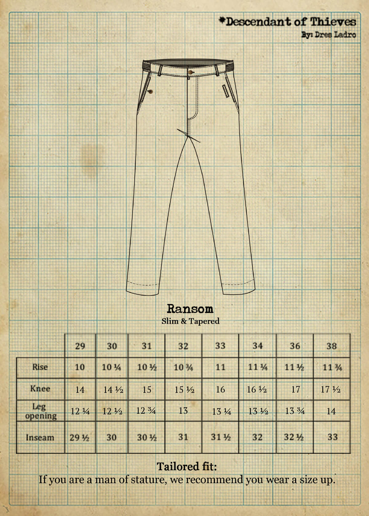 RANSOM FIT: ANTIQUE BRASS STRETCH TWILL PANT