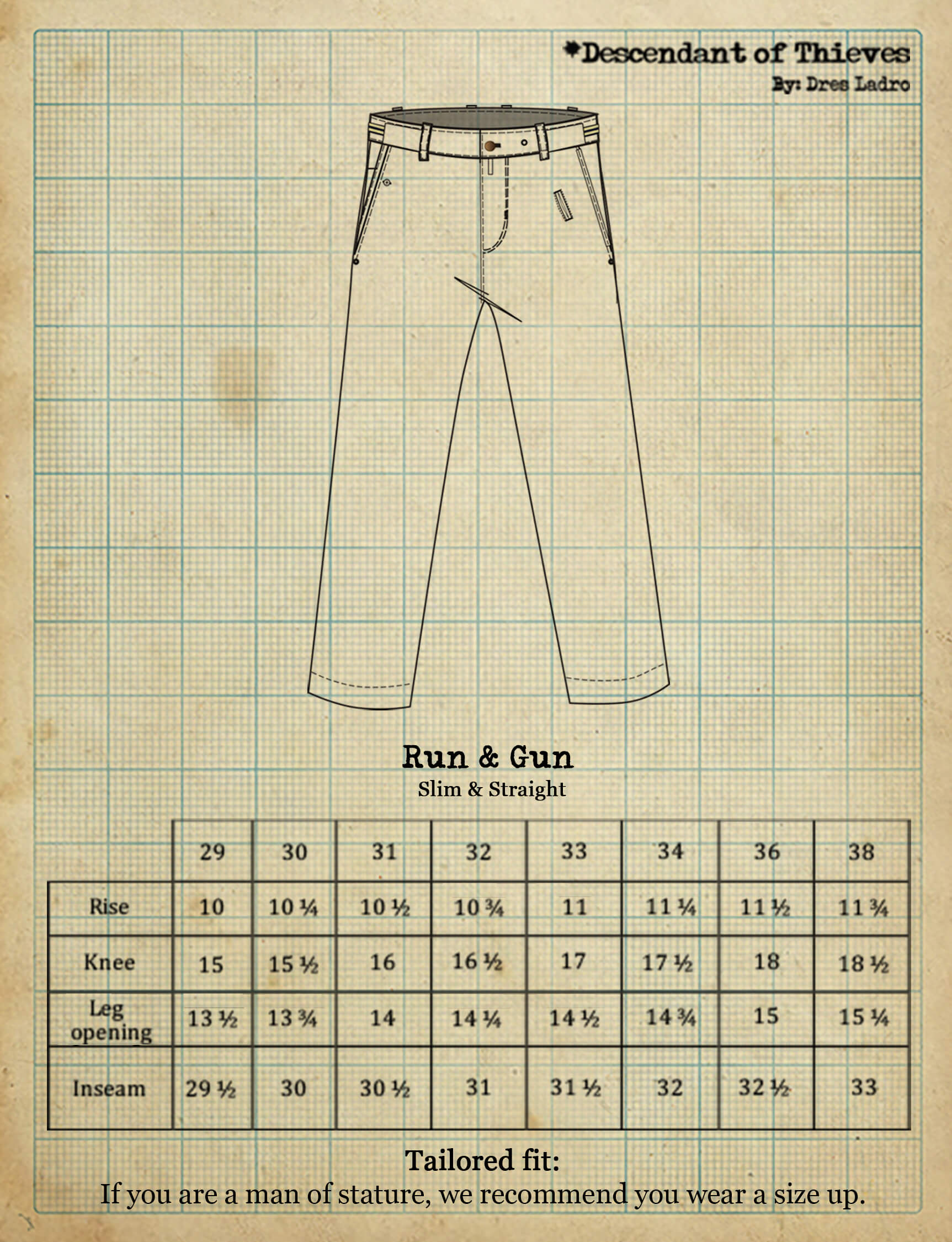 RUN & GUN FIT: ANTIQUE BRASS STRETCH TWILL PANT