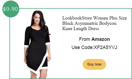 LookbookStore plus size asymmetric dress
