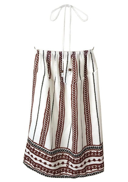 Tribal Arrow Halter Dress | Lookbook Store