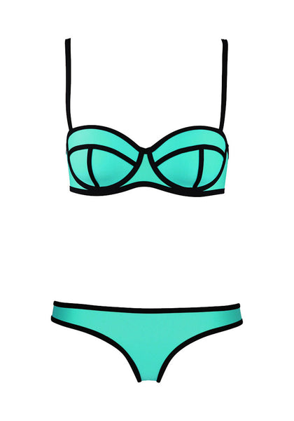 Neon Green Bikini Set | Lookbook Store